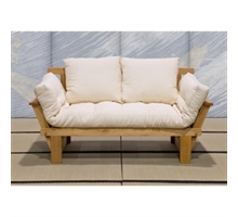 Solid wood sofa bed