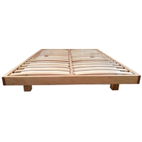 Handcrafted solid wood bed - Ukyo