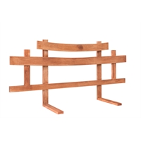 Handcrafted solid wood headboard - Torii