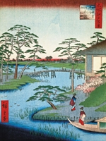 Stampa Giapponese - Hiroshige, Il Tempio di Mukoboji