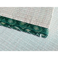 Tatami decorated green edge (80-90x200cm) - Height 5,5 cm