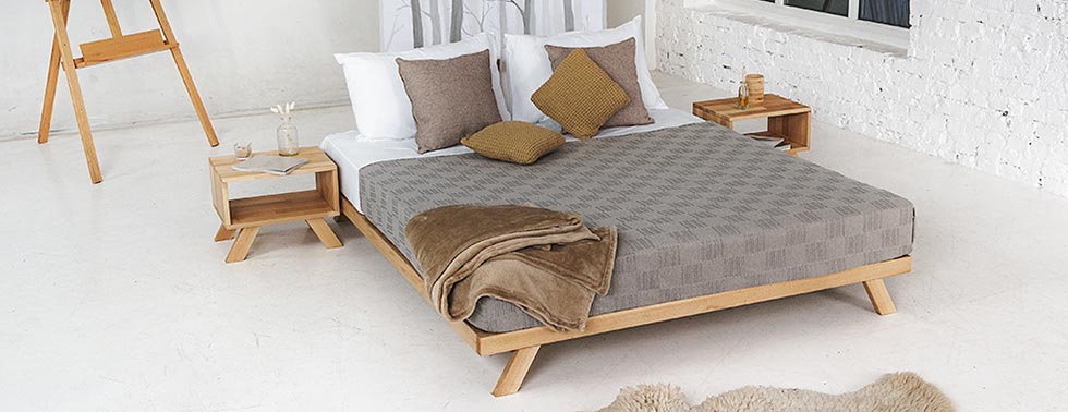Camera da letto in legno massiccio di Faggio Nova