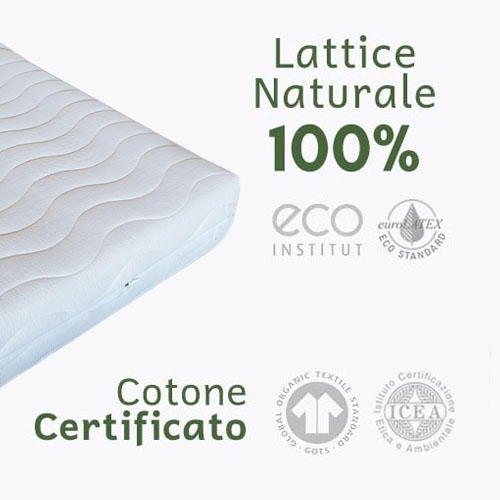 Materassi in Lattice naturale 100%